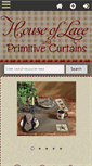 Mobile Screenshot of lacecountrycurtains.com